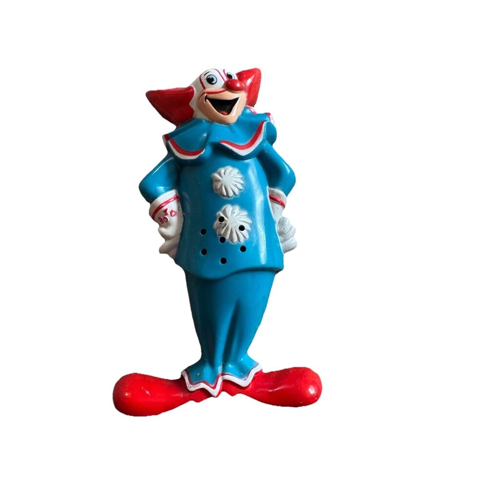 Vintage 1989 Ja-Ru Bozo The Clown 7" Figure Plastic Kazoo Larry Harmon